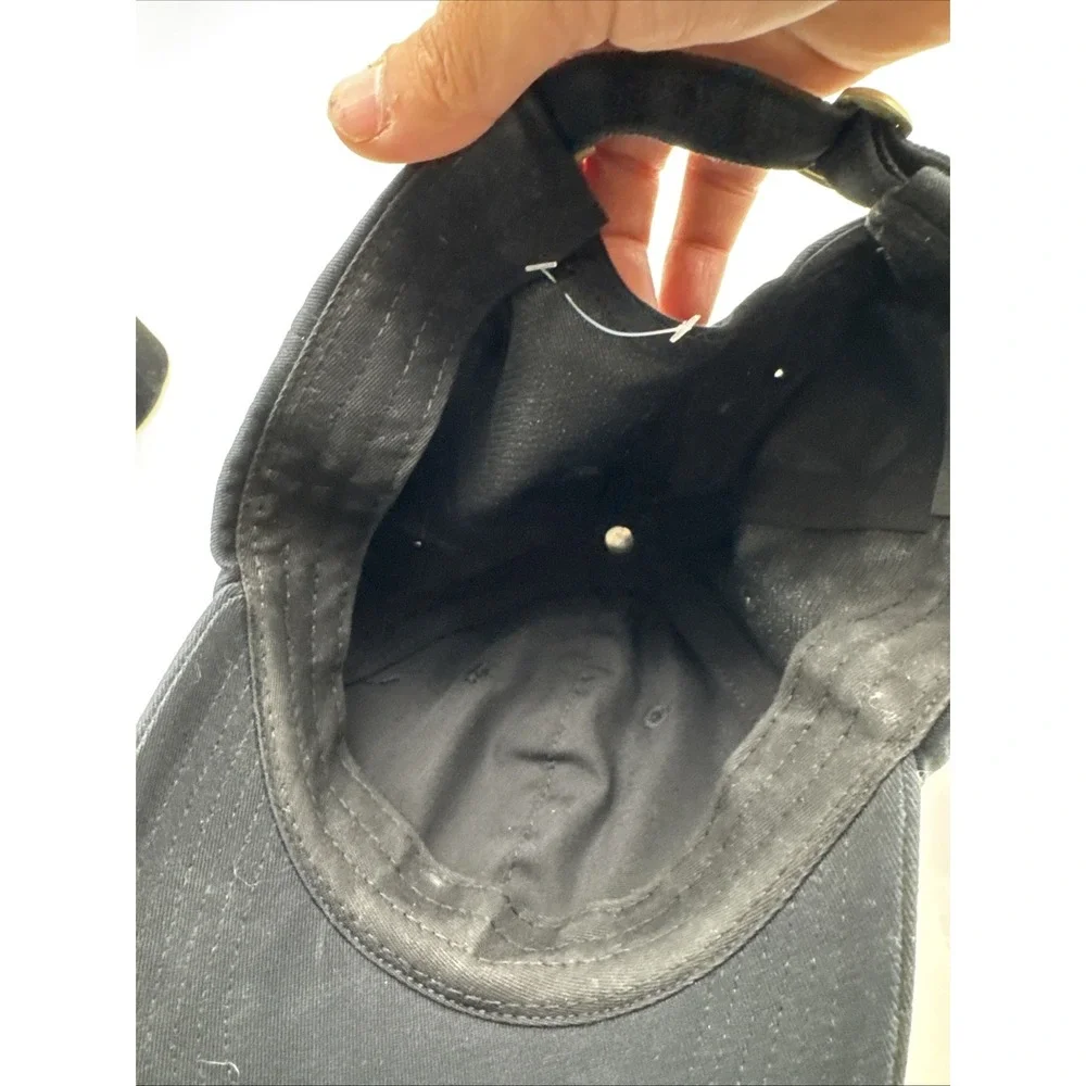 OVO October's Very Own Small Owl Logo Strapback Hat Black Gold